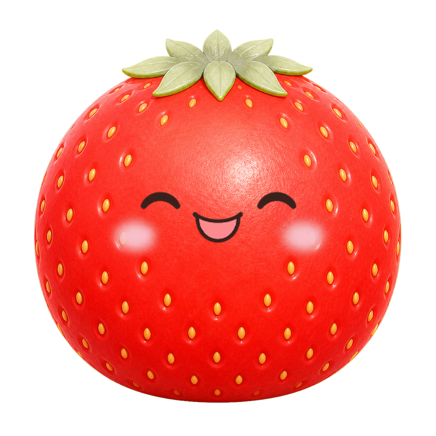 いちごに変身したにくまん